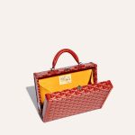 Goyard Grand Hôtel Trunk Bag Red - Image 4